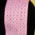 Pink with Dotted Red Wired Craft Ribbon 1.5" x 54 Yards - IMAGE 1