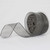 Sheer Dark Silver Crystal Wired Edge Craft Ribbon 1.5" x 27 Yards - IMAGE 1