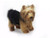 Set of 3 Black and Brown Handcrafted Soft Plush Yorkshire Terrier Stuffed Animals 9.75" - IMAGE 1