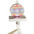 6.75" Red and Yellow Flashing LED Lighted Snowflake Ornament Christmas Stocking Holder - IMAGE 2