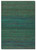 5' x 8' Nadia Green, Blue, Orange & Red Hand Woven Viscose Area Throw Rug - IMAGE 1