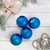 Shatterproof Christmas Ball Ornaments - 3.25" (80mm) - Lavish Blue - 32ct - IMAGE 2