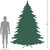 Pre-lit Heavily Flocked Pine Medium Artificial Christmas Tree - 9' - Clear Lights - IMAGE 3