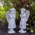 10" Angel Standing in Prayer Outdoor Garden Statue - IMAGE 2