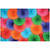 Honeycomb Tissue Paper Fan Decoration - 25" - Turquoise - Pack of 12 - IMAGE 2