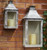 Set of 2 Vintage Antiqued Cream Wall Mounted Pillar Candle Lanterns - 20" - IMAGE 2