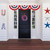 Jointed Patriotic Bunting Fan Cutouts Party Decorations - 6' - Pack of 12 - IMAGE 1