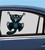 Pack of 12 Black Crazy Cat Car Window Cling Halloween Decorations - IMAGE 2