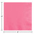 Club Pack of 600 Candy Pink 2-Ply Disposable Party Beverage Napkins 5" - IMAGE 2