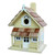Fully Functional Yellow Rustic English Cottage Outdoor Garden Birdhouse - IMAGE 1