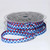Blue and Red Woven Edge Checkered Wired Craft Ribbon 0.375" x 132 Yards - IMAGE 2