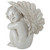 7.5" Ivory Left Facing Sleeping Cherub Angel Outdoor Garden Statue - IMAGE 5