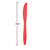 Reusable Party Knives - 7.5" - Coral Pink - Club Pack of 288 - IMAGE 2