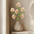 40" Ivory and Green Floral Craft Artificial Spring Spray - IMAGE 1