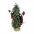 4' Medium Alpine in Burlap Sack with Black Bears Artificial Christmas Tree - Unlit - IMAGE 1