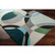 9' x 12' Blue and Gray Contemporary Rectangular Wool Area Throw Rug - IMAGE 4