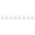 Tissue Paper Bell Streamer Party Decoration - 24' - White - Pack of 6 - IMAGE 2