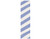 2.5' x 8' Va2.5' x 8' Valiant Zigzag Blue and Ivory Reversible Woven Wool Throw Rug Runner  liant ZigZag Blue and Cream Reversible Woven Wool Throw Rug Runner - IMAGE 1