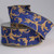 Blue and Gold Frederic Craft Ribbon 4" x 20 Yards - IMAGE 2