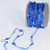 Blue Narrow Organdy with Stars Tulle Craft Ribbon 0.25" x 27 Yards - IMAGE 1