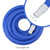 Blue Blow Molded Swimming Pool Vacuum Hose with Swivel Cuff 50' - IMAGE 3