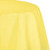 Club Pack of 12 Yellow Disposable Round Party Table Covers 82" - IMAGE 1