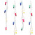 Mini Twinkle Icicle Christmas Lights - Multicolor - 17' White Wire - 300ct - IMAGE 2