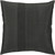 18" Black Pearl Tuxedo Pleats Decorative Throw Pillow - Down Filler - IMAGE 1