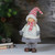 19.5" Red and Gray Christmas Gnome Tabletop Decor - IMAGE 3