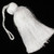 Club Pack of 24 Silver Contemporary Metallic Tassels 4" - IMAGE 1