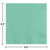 Club Pack of 500 Mint Green Contemporary 3-Ply Disposable Luncheon Napkins 6.5" - IMAGE 2