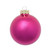 Shiny Finish Glass Christmas Ball Ornaments - 2.75" (70mm) - Raspberry Pink - 12ct - IMAGE 1