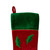 20" Red and Green Velveteen Poinsettia Christmas Stocking - IMAGE 6