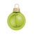 Shiny Finish Glass Christmas Ball Ornaments - 6" (150mm) - Green - 2ct - IMAGE 1
