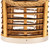 Rattan Glass Candle Lantern with Jute Handle - 11.5"