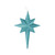 20" Turquoise Blue Glittered Bethlehem Star Shatterproof Christmas Ornament - IMAGE 1