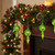 4ct Matte Green Kiwi Retro Reflector Shatterproof Christmas Finial Ornaments 7.5" - IMAGE 3