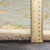 5' x 8' Moss Green and Gold Floral Hand Tufted Rectangular Area Throw Rug - IMAGE 5