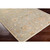5' x 8' Moss Green and Gold Floral Hand Tufted Rectangular Area Throw Rug