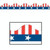144 Red, White and Blue Stars & Stripes Bulletin Board Border Trim Signs 3.75' - IMAGE 1
