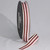White and Pink Striped Woven Grosgrain Craft Ribbon 1" x 55 Yards - IMAGE 1
