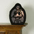 12" Black LED Lighted Spooky Ghost Face Halloween Tabletop Decor - IMAGE 2