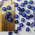 Shatterproof 4-Finish Christmas Ball Ornaments - 1.5" (40mm) - Royal Blue - 96ct - IMAGE 2