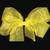 Sunflower Yellow Organdy Craft Ribbon 3 x 55 Yards - IMAGE 1