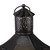 Moroccan Style Pillar Candle Table Lantern - 21.5" - Black and Gold