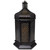 Moroccan Style Pillar Candle Table Lantern - 21.5" - Black and Gold