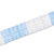 Pack of 12 Packaged Light Blue and White Tissue Leaf Garland Decorations 4.5" x 12' - IMAGE 1