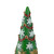 12" Brown and Green Domed Artificial Christmas Tree Tabletop Decor - Unlit - IMAGE 3