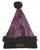 Pink and Black Leopard Unisex Adult Christmas Hat Costume Accessory - Medium - IMAGE 1