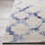 2' x 3' Cobalt Blue and Gray Contemporary Rectangle Area Throw Rug - IMAGE 4